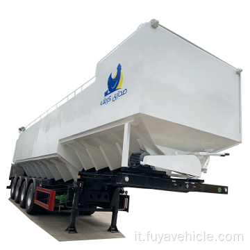 Trailer di alimentazione sfusa da 4 assi 35ton